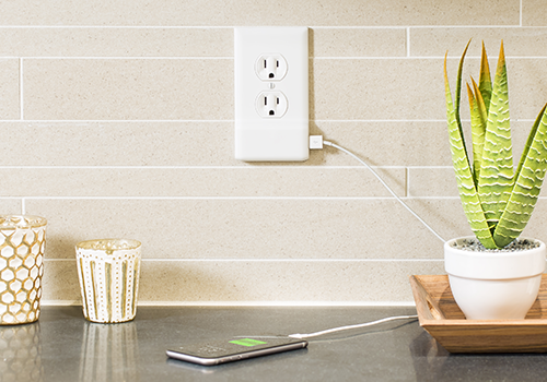 This brilliant outlet cover plate adds a USB port to your wall, no ...