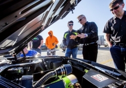 mustang tesla model tesla electric car model s tesla model s racing electric motor zombie 222 bloodshed motors
