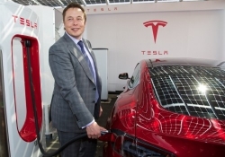 elon musk tesla google larry page acquisition electric car model s spacex
