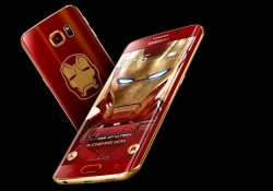 samsung galaxy s6 edge iron man limited editon android smartphone marvel limited edition iron man galaxy s6 edge galaxy s6