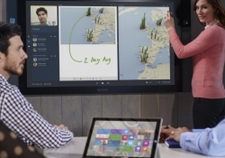 microsoft surface hub microsoft enterprise business conference surface hub conference room meetings perceptive pixel