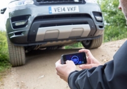 smartphone app turns land rover giant car smartphone bmw 7 series remote controll smart device rc car off-roading