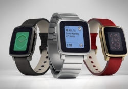 pebble time steel smartwatch