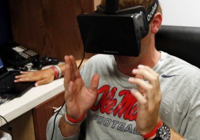 college sports virtual reality vr oculus rift ole miss eon sports college football rebels