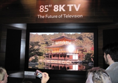 sharp japan 8k televsion
