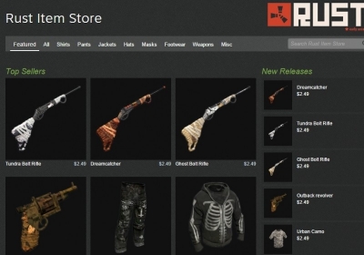 developers steam valve store in-app purchases in-game items micro transactions item stores rust