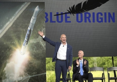 spacex blue origin amazon jeff bezos tesla space travel elon musk space tourism falcon 9 rocket landing reusable rocket rocket new shepard