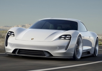porsche tesla electric car elon musk sedan model s p85d automaker electric sedan all-electric car mission e