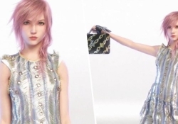 final fantasy lightning louis vuitton model fashion nicolas ghesquiere
