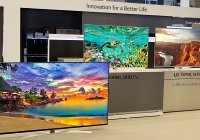 tvs ces lg tv television 4k 4k tv lg tv 8k ces 2016 8k tv television set lg television webos 3.0