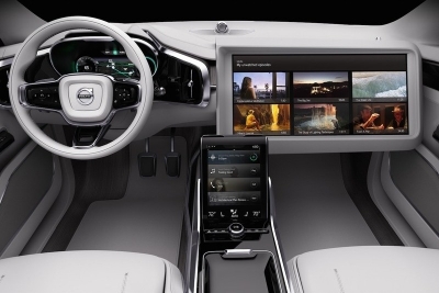 volvo netflix ces ericsson infotainment system autonomous car autonomous driving self-driving car ces 2016 entertainment system