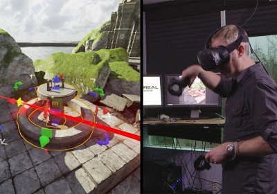 epic unreal editor unreal engine virtual reality vr oculus rift unreal htc vive tim sweeney vr unreal editor mike fricker