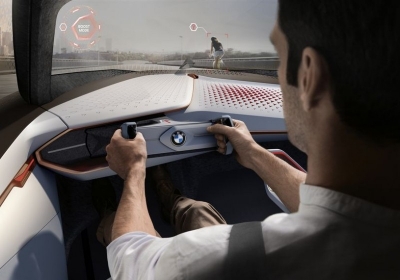 bmw vision vehicle concept augmented reality autonomous car self-driving car concept car vision next 100 vehicle