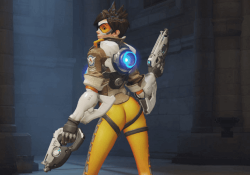blizzard overwatch forums women in gaming tracer sexy pose