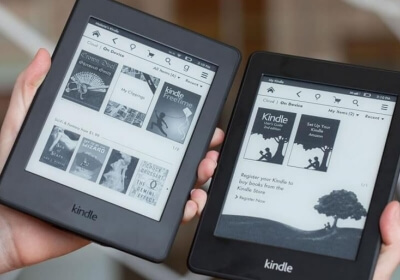 amazon kindle e-reader jeff bezos paperwhite voyage