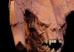 master sculptor recreates fallout deathclaw astounding detail found fallout 4 sculptor sculpting