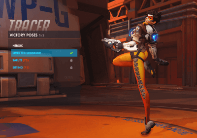 overwatch tracer blizzard butt pose new pose