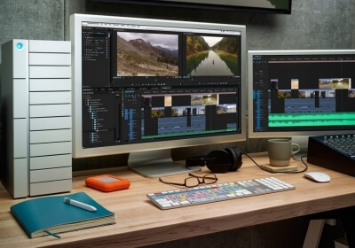 cram lacie absurd hard drive tower hdd storage hard drive thunderbolt 3 12big nab 2016
