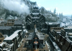 gigantic skyrim mod overhauls game cities gaming mod galandil holds the city overhaul holds