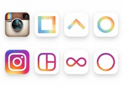instagram facebook hyperlapse boomerang instagram redesign icon instagram visual overhaul layout