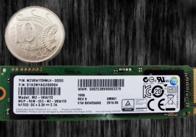 samsung sm961 pcie ssd 1tb ssd nvme m.2 form factor sm961