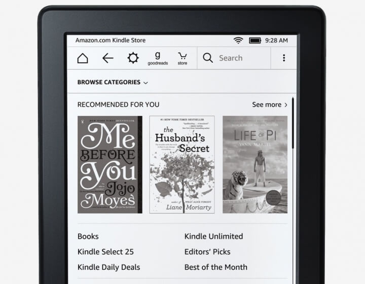 Amazon sells nearly two e-books for every one hardcover