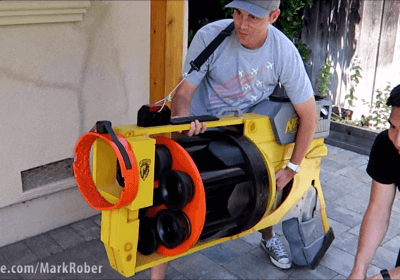 nerf found nerf gun mark rober eclectical engineering