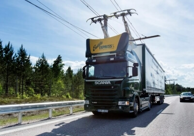 sweden siemens electric vehicles overhead power lines electric trucks hybrid vehicles scania electric roads eroads electric highways