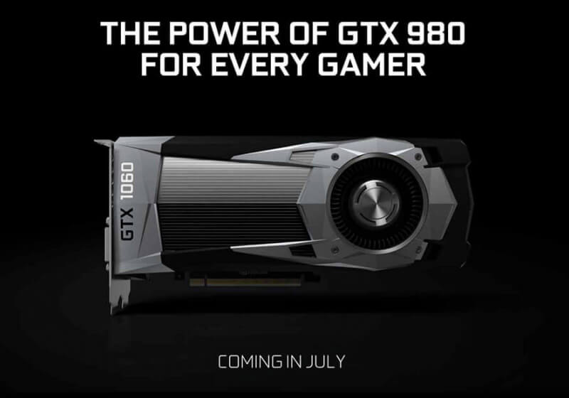 Nvidia soft-launches the GeForce GTX 1060, coming later this month