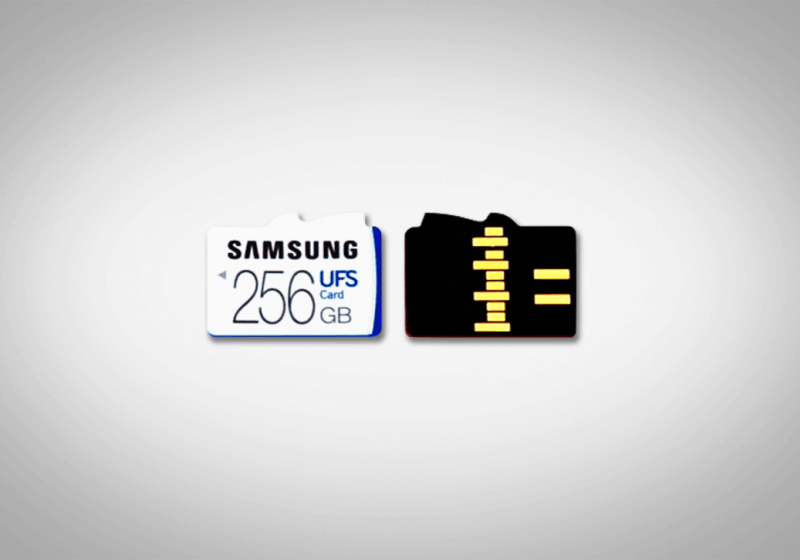 Samsung unveils 256GB UFS memory card that's five times faster than a MicroSD