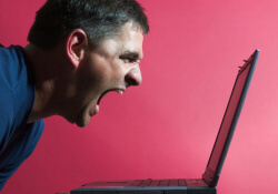 tech support anger rage frustration
