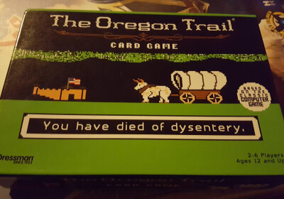 shoot buffalo playing oregon trail card game target nostalgia card game the oregon trail