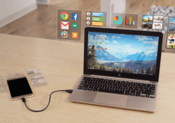 superbook android smartphone laptop computer kickstarter phone andromium app andromium