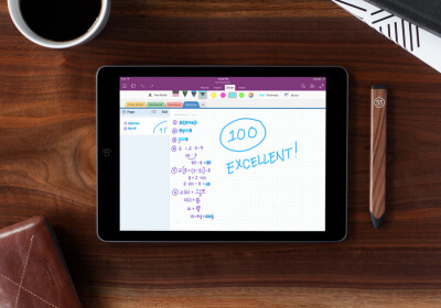 onenote microsoft pen note app inking equations