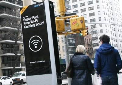 web nyc internet new york pornography free wi-fi kiosk linknyc payphone phone booth wi-fi kiosk