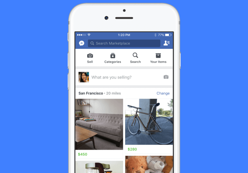 Facebook reveals Marketplace, its Craigsliststyle buying and selling