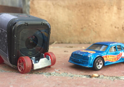 watch gopro hot wheels car land nail-biting jumps