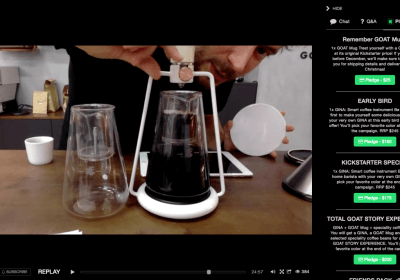 kickstarter live
