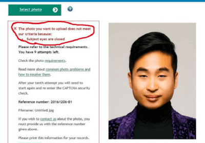 facial asian facial recognition passport racially insensitive