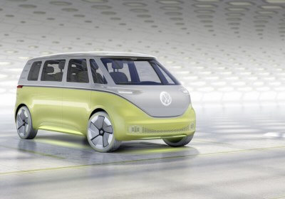 volkswagen microbus concept car electric car self driving car