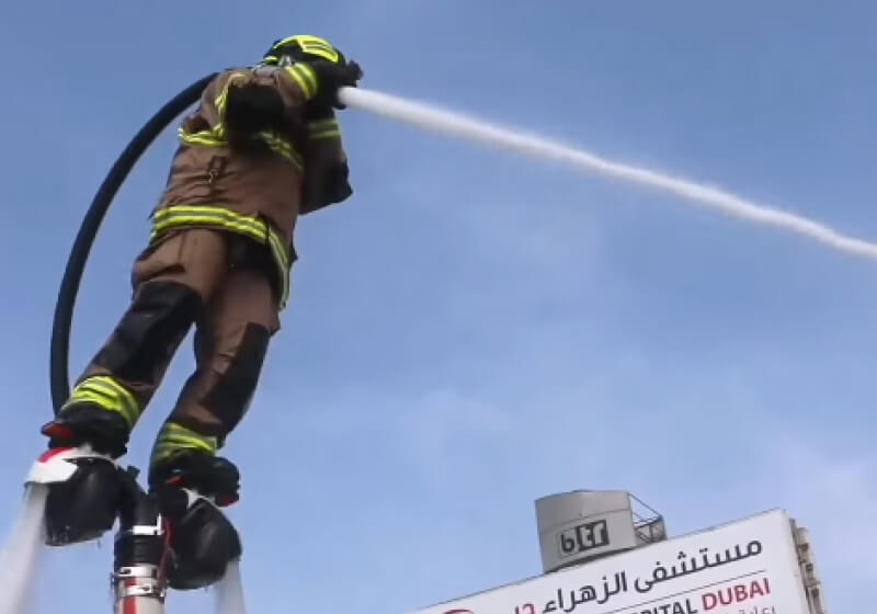 Firefighters in Dubai are using waterpowered jetpacks to douse flames TechSpot