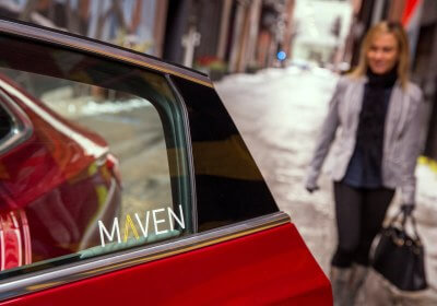 ride sharing general motors maven reserve