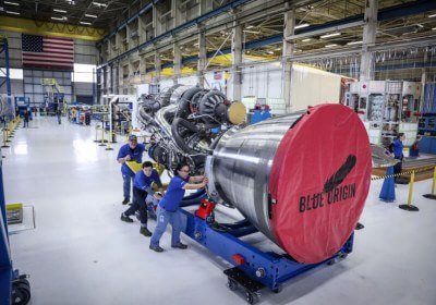 blue origin space blue origin be-4 rocket engine launch jeff bezos vulcan new glenn