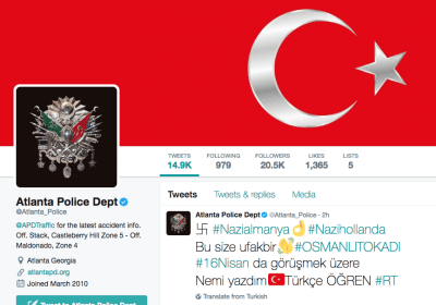 hundreds twitter turkish president erdogan hack turkey