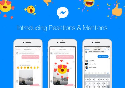 facebook messenger reactions mentions messenger