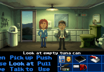 point--click thimbleweed park kickstarter ron gilbert point-and-click adventure
