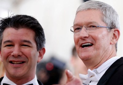 uber iphone tim cook fingerprinting travis kalanick