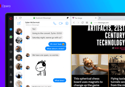 opera whatsapp messenger telegram