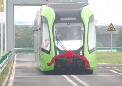 china art bus driverless bus