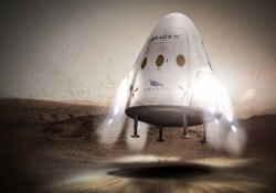 elon musk spacex dragon mars